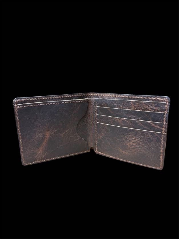 Cyprian Wallet in Bison Brown