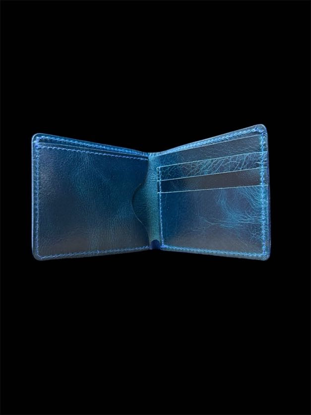Cyprian Wallet in Apatite Blue