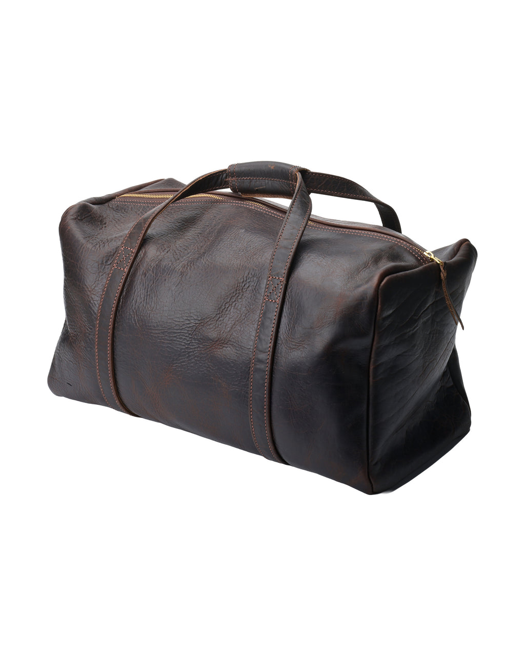 Andromeda Duffle in Bison Brown, back view