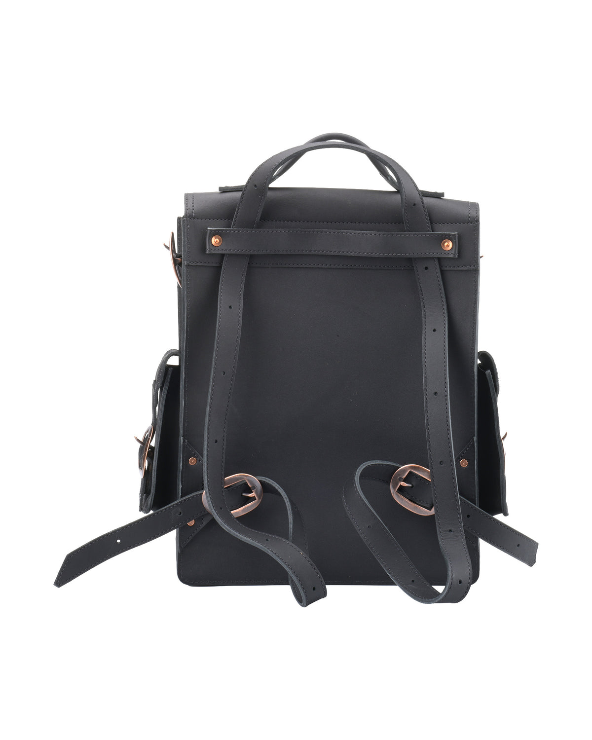 Black Forest Backpack in Black, back view