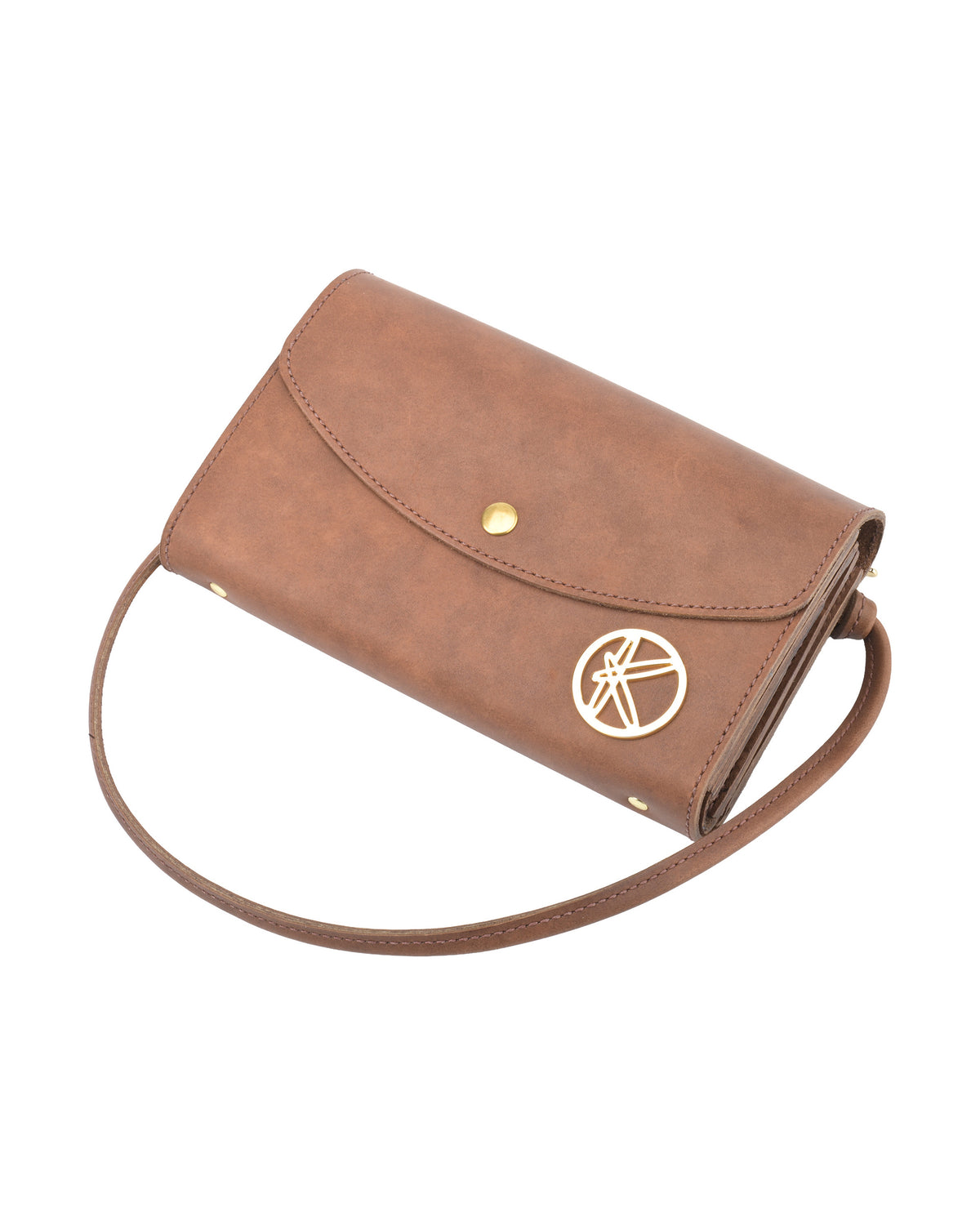 Stella Nova Cross Body Purse in Beige, front view